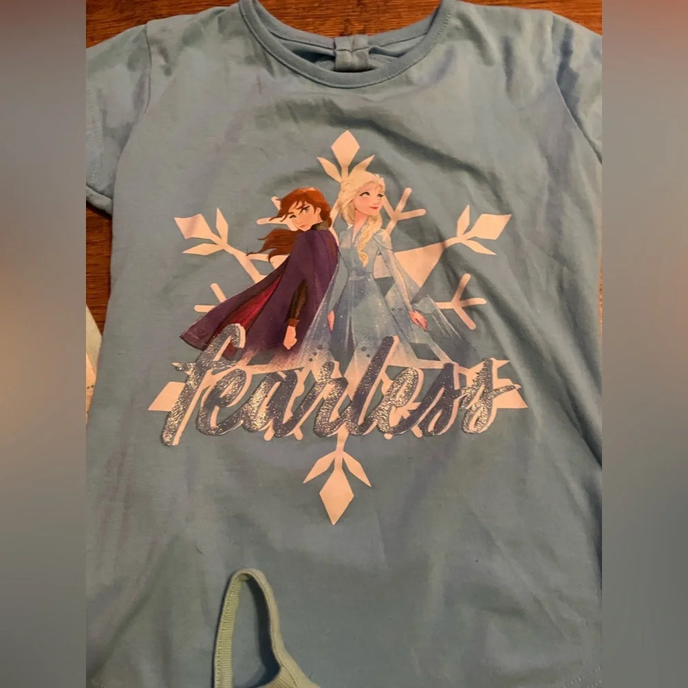 Girls shirt bundle 6/6x Disney, frozen, Minnie, bows & lace